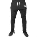 Men Gyms Pants / Men Casual Fitness Workout Pants-Black-M-JadeMoghul Inc.