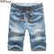 Men Jeans Shorts / Designers Shorts / Slim Jeans Shorts-Blue 1-L-JadeMoghul Inc.