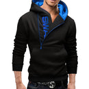 Men Long Sleeve Hoodie / Zipper Sweatshirt-Black red hoodies-M-JadeMoghul Inc.
