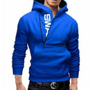 Men Long Sleeve Hoodie / Zipper Sweatshirt-Blue hoodies-M-JadeMoghul Inc.