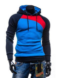 Men Long Sleeve Sweatshirt-Zangqing hong lan-M-JadeMoghul Inc.