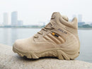 Men Quality Military Leather Boots / Special Force Tactical Desert Combat Boots-Sand low top-11-JadeMoghul Inc.