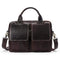 Men's Briefcases men's leather male man Laptop bag 14inch business Messenger bags men Shoulder Bags Genuine Leather
