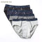 Men's Briefs Panties Men's Cotton Underwear Briefs Comfortable Striped Brief Panties for Men Sexy Underpants Shorts 4pcs\lot