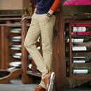 Men's Casual Pants - Long Straight Khaki Trouser