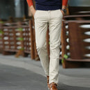 Men's Casual Pants - Long Straight Khaki Trouser