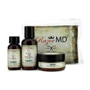 Men's Skin RX Shave Trio (Herbal Blend): Post Shave Lotion 60ml + Pre Shave Oil 30ml + Shave Cream 60ml Razor Md