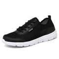 Men Shoes 2017 Summer Sneakers Breathable Casual Shoes Fashion Comfortable Lace up Men Sneakers Shoes Plus Size 38-48-Black-4.5-JadeMoghul Inc.