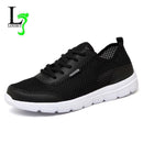 Men Shoes 2017 Summer Sneakers Breathable Casual Shoes Fashion Comfortable Lace up Men Sneakers Shoes Plus Size 38-48-Black-4.5-JadeMoghul Inc.