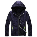 Men Skin Coat / Waterproof Outwear Ultralight Jacket-Dark Blue-M-JadeMoghul Inc.