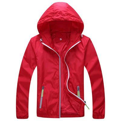 Men Skin Coat / Waterproof Outwear Ultralight Jacket-Red-M-JadeMoghul Inc.
