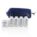 Travel Starter Kit: Face Wash + Shave Formula + Moisturizer + Shave Balm + Shampoo + Bag - 5pcs + 1 Bag
