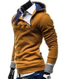 Men Slim Casual Sweatshirt-camel-M-JadeMoghul Inc.