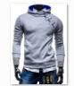 Men Slim Casual Sweatshirt-Light grey-M-JadeMoghul Inc.