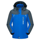 Men Smart Hooded Waterproof Jacket / Casual Hooded Windproof Jacket-Blue-M-JadeMoghul Inc.