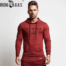 Men Smart Slim Fit Hoodie - Casual Fashion Printing Thin Sweatshirt-black-M-JadeMoghul Inc.