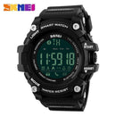 Men Smart Watch / Pedometer Calories Chronograph Fashion Outdoor Sports Watch-Black-JadeMoghul Inc.