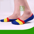 Men Socks Slippers / Striped Cotton & Anti Odor