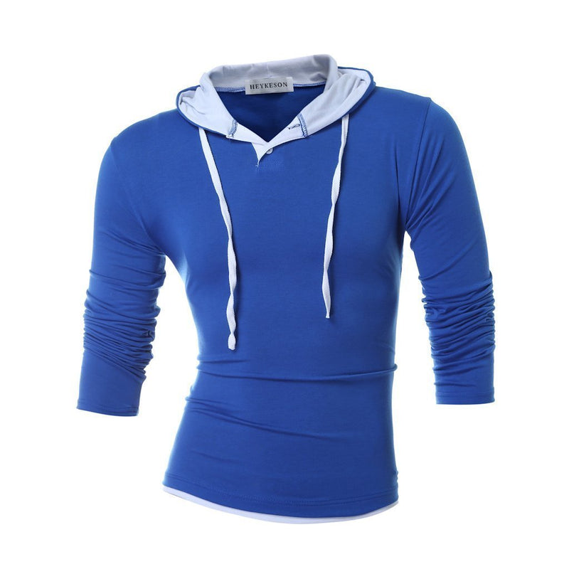 Men Solid Sling Sweatshirt-Blue-XL-JadeMoghul Inc.