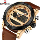 Men Sports Quartz LED Analog Military Wristwatch-Gold-JadeMoghul Inc.