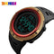 Men Sports Watch / Chrono Countdown Waterproof Digital Watch-Gold red-JadeMoghul Inc.