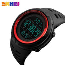 Men Sports Watch / Chrono Countdown Waterproof Digital Watch-Red-JadeMoghul Inc.