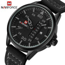 Men Sports Watch / Leather Wrist Watch-Black Gray-JadeMoghul Inc.