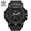 Men Sports Watch / Quartz LED Digital Electronic Watch-Black-JadeMoghul Inc.