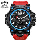 Men Sports Watch / Quartz LED Digital Electronic Watch-Red Black Blue-JadeMoghul Inc.