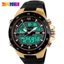 Men Sports Watch / Waterproof Quartz Watch-Orange-JadeMoghul Inc.