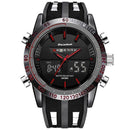 Men Sports Waterproof LED Digital Quartz Wristwatch-Red-JadeMoghul Inc.