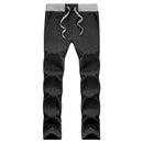 Men Sportswear Fitness Tracksuit - Hoodies Set - Men's 2PC Sweatshirt+SweatPants Outwear-K25 Black-S-JadeMoghul Inc.