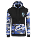 Men Sportswear Pullover / Comfortable Casual Hip hop Sweatshirt-black blue-S-JadeMoghul Inc.