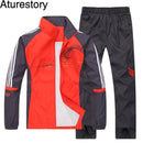 Men Sportswear Suit - Smart Tracksuit Including Jacket & Pants-Blue-L-JadeMoghul Inc.