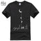 Men Summer Fashion Climb To The Moon Printed T-Shirt-5320Black-US SIZE S-JadeMoghul Inc.