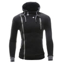 Men Sweatshirt - Winter Long Sleeve Slim Casual Pullover Hoodie-Dark Grey-XL-China-JadeMoghul Inc.