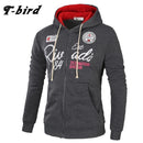 Men Sweatshirt / Zipper Hoodie For Men-Dark gray red-XL-JadeMoghul Inc.