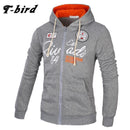 Men Sweatshirt / Zipper Hoodie For Men-Dark gray red-XL-JadeMoghul Inc.