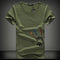 Men T-Shirts Plus Size 5XL 4XL Tee Shirt - Summer Short Sleeve Men's T Shirts Male TShirts Camiseta Tshirt Homme-Army Green-4XL-JadeMoghul Inc.