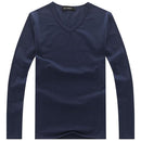 Men T Solid Shirts Fashion 2017 New Fashion Fitness Long Sleeve Tshirts HommeTops&Tees Camisetas Hombre Hip Hop R1058-O neck White-S-JadeMoghul Inc.