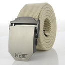 Men Tactical Belt / Automatic Buckle Belt-Khaki-110cm-JadeMoghul Inc.