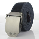 Men Tactical Belt / Automatic Buckle Belt-White-110cm-JadeMoghul Inc.