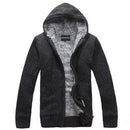 Men Thick Hoodie With Fur / All Season Hoodie-Black-M-JadeMoghul Inc.