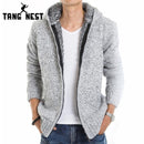 Men Thick Hoodie With Fur / All Season Hoodie-Light Gray-M-JadeMoghul Inc.