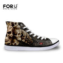 Men Top Canvas Shoes / Classic High-Top Flat Shoe-H035AK-5-JadeMoghul Inc.