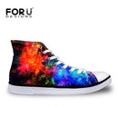 Men Top Canvas Shoes / Classic High-Top Flat Shoe-H035AK-5-JadeMoghul Inc.