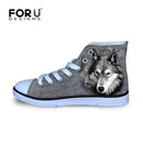 Men Top Canvas Shoes / Classic High-Top Flat Shoe-H035AK-5-JadeMoghul Inc.