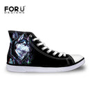 Men Top Canvas Shoes / Classic High-Top Flat Shoe-H035AK-5-JadeMoghul Inc.