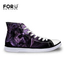 Men Top Canvas Shoes / Classic High-Top Flat Shoe-H035AK-5-JadeMoghul Inc.