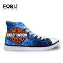 Men Top Canvas Shoes / Classic High-Top Flat Shoe-H2970AK-5-JadeMoghul Inc.